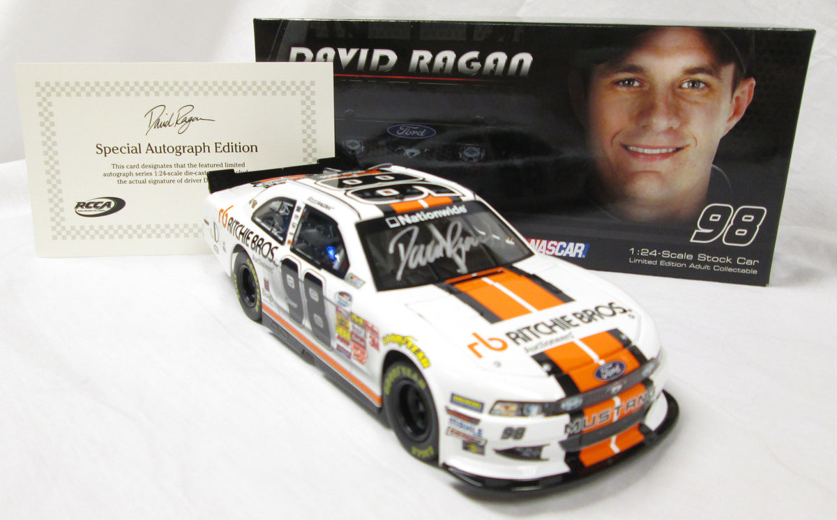 1:24 David Ragan Autographed #98 Ritchie Bros NASCAR – Carroll