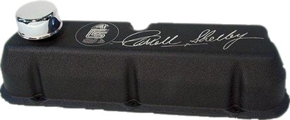 Shelby 289/351 "Signature" Valve Cover - Pair (Black Finish)